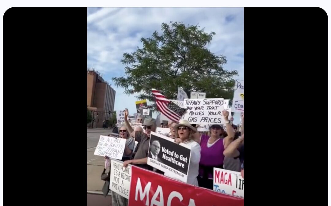 People Protested Outside Tom Tiffany’s Event at Nutz Deep — Reddit
